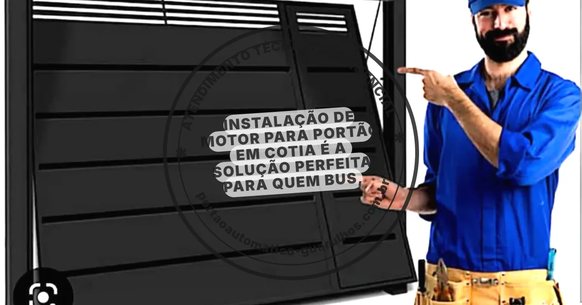 Conserto e instalação de portão automático em Guarulhos